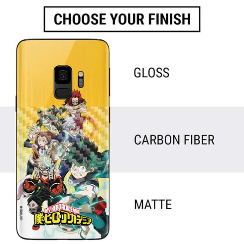 My Hero Academia Deku Squad Season 5 Galaxy S9 Skin